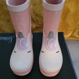Girl's Unicorn rain boots